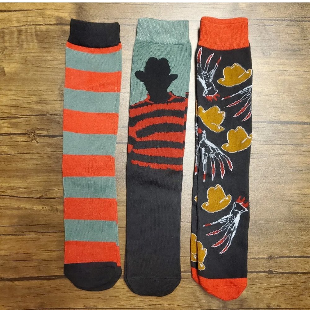 Nightmare On Elm Street Socks 3 Pack
